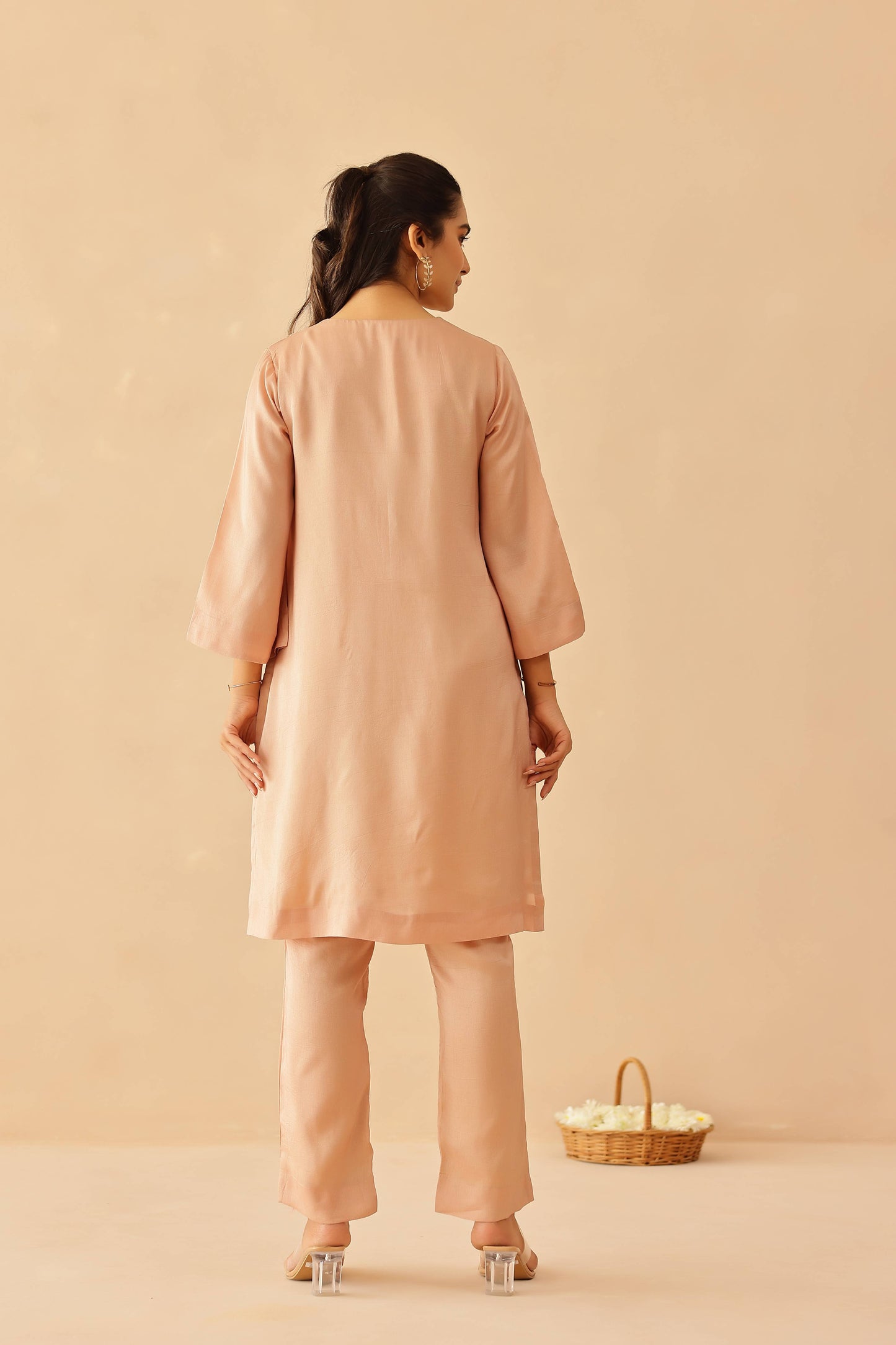 Dusty Pink Lily Suit Set