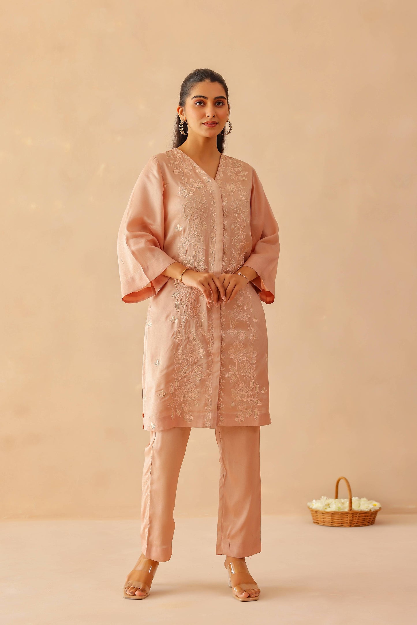 Dusty Pink Lily Suit Set
