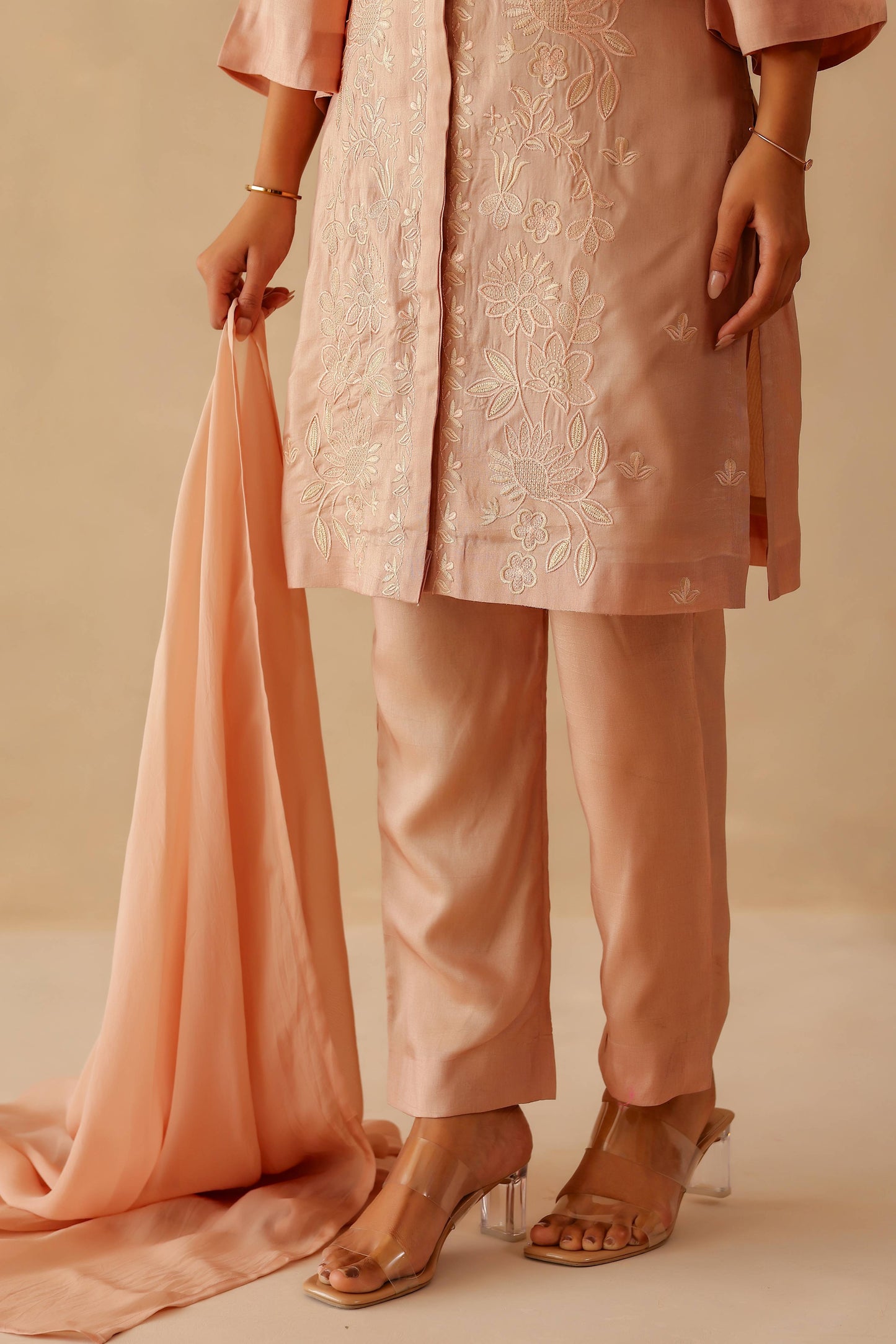 Dusty Pink Lily Suit Set