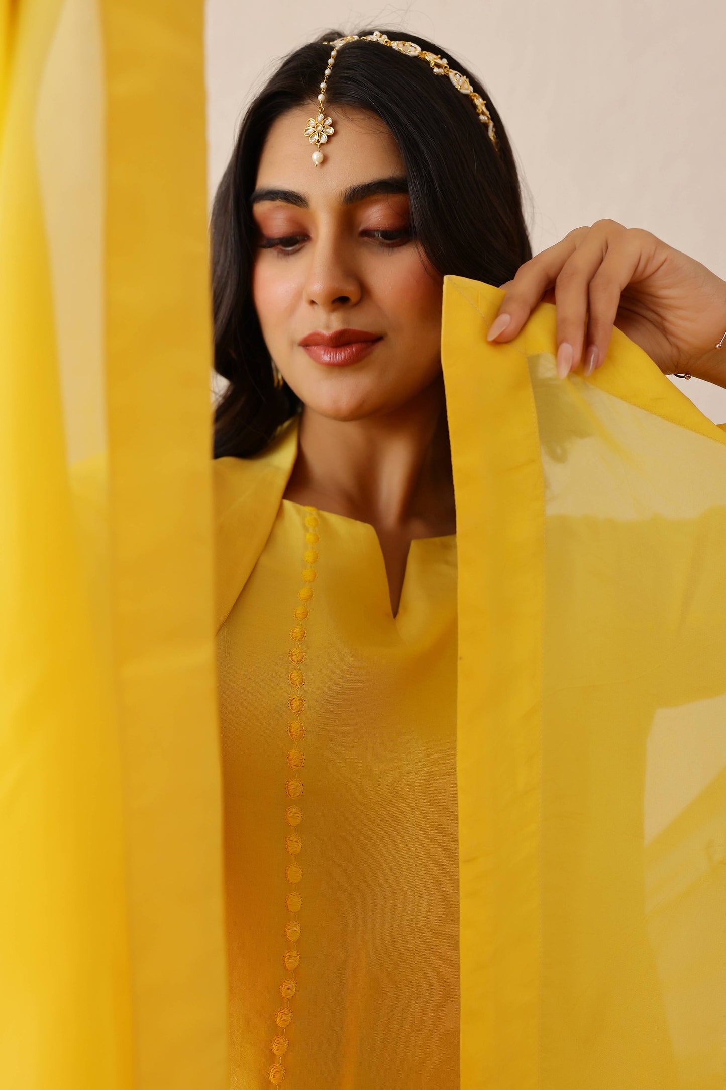 Yellow Bloom Suit Set (Set of 3)