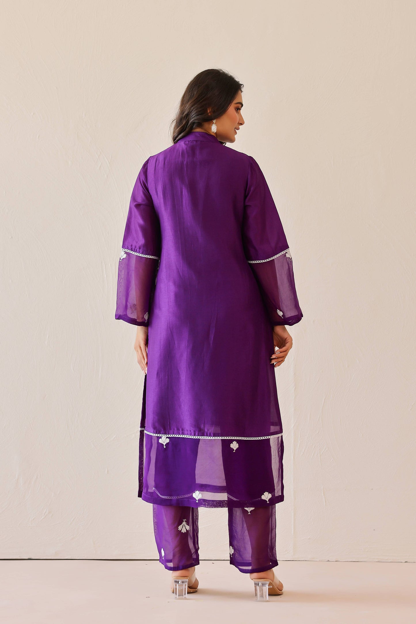 Deep Purple Dandelion suit set