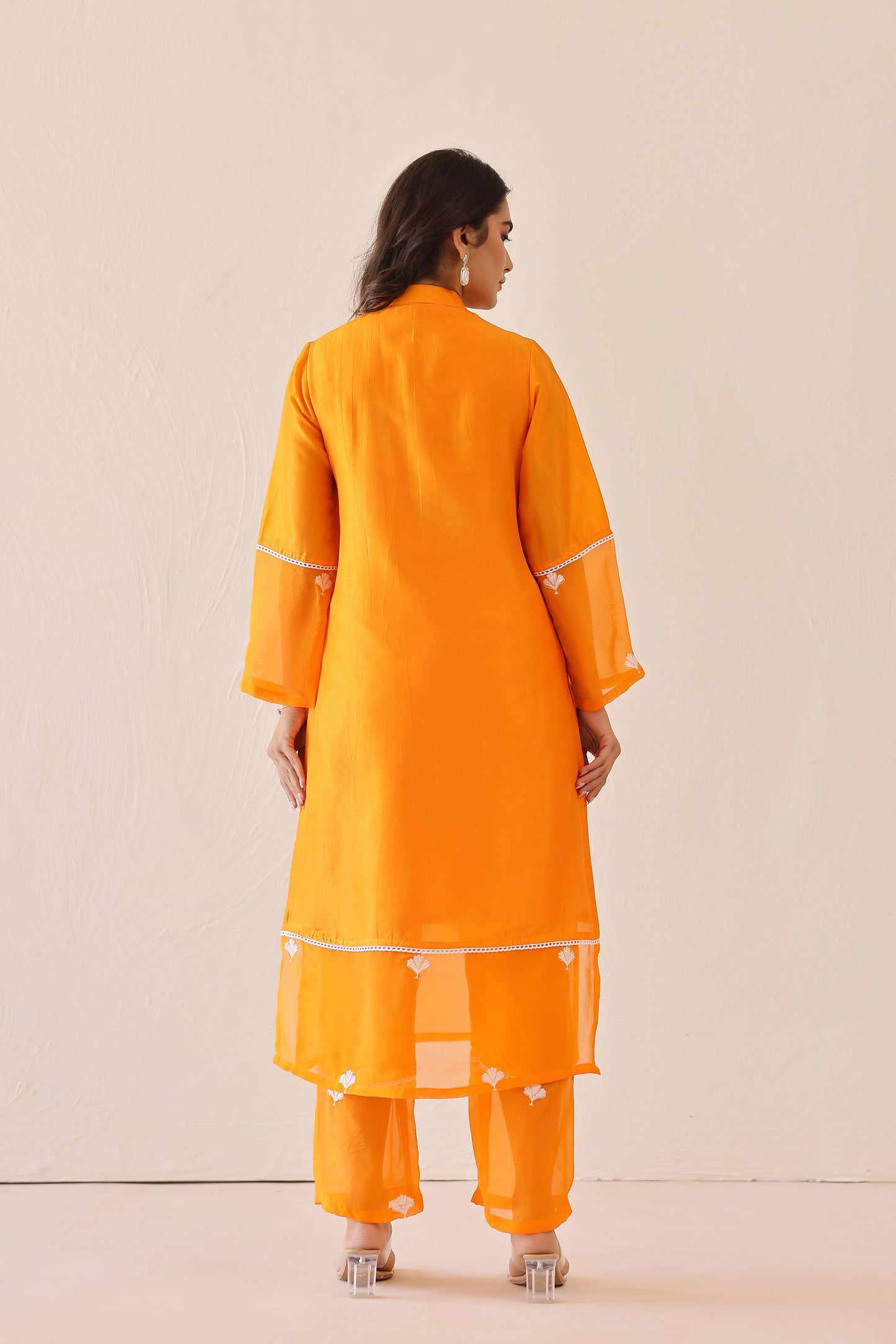 Pale Orange Dandelion Suit Set
