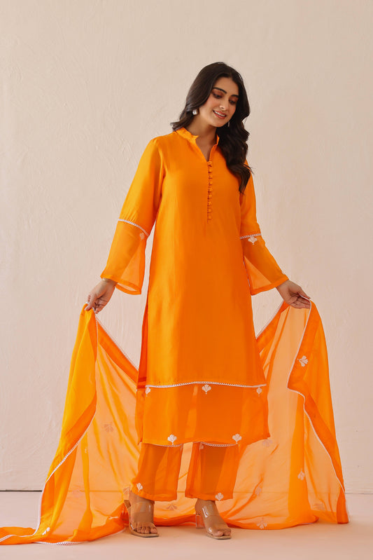 Pale Orange Dandelion Suit Set