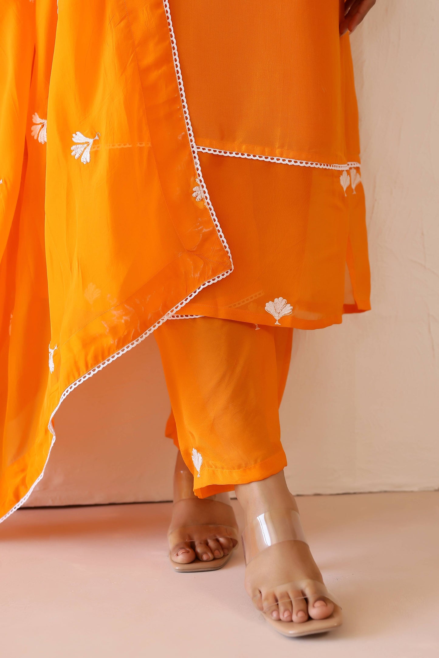 Pale Orange Dandelion Suit Set