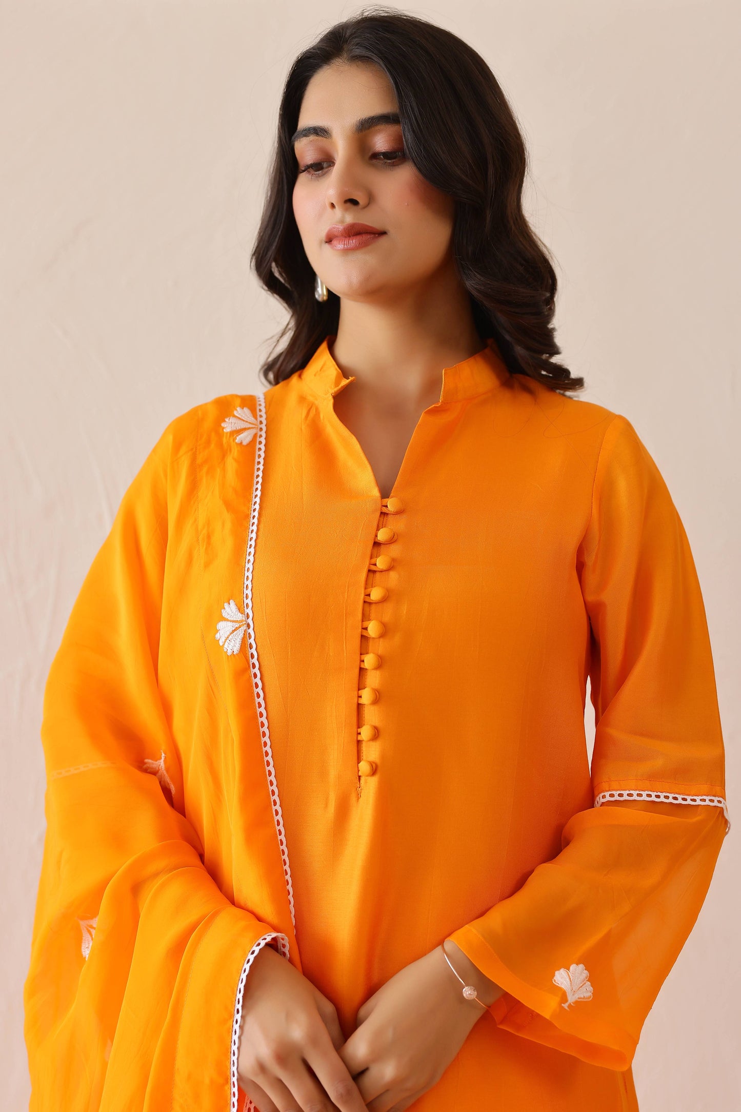 Pale Orange Dandelion Suit Set