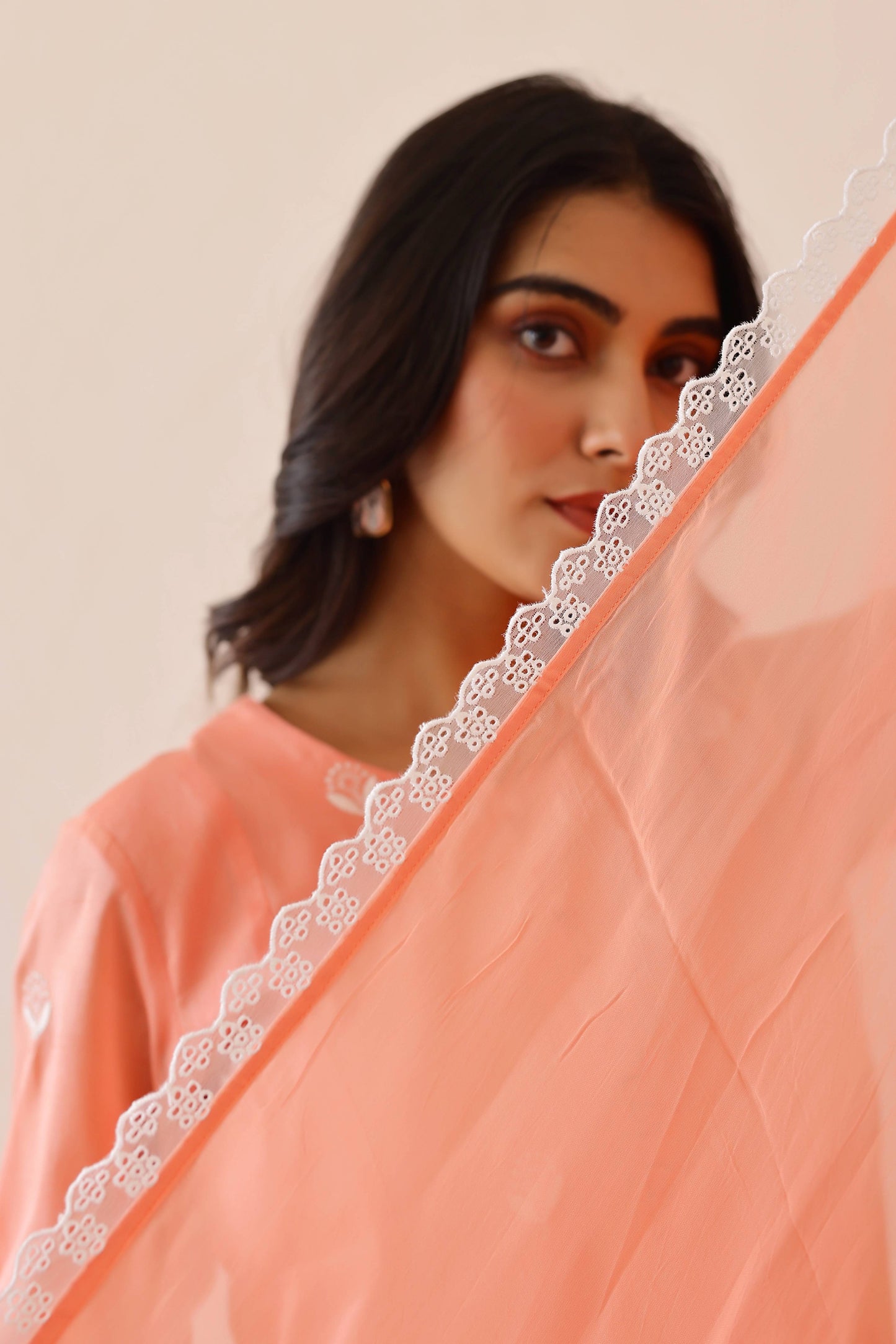 Peach Calla Suit Set( Set of 3 )