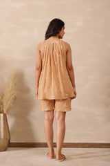 Beige Flora Co-ord set