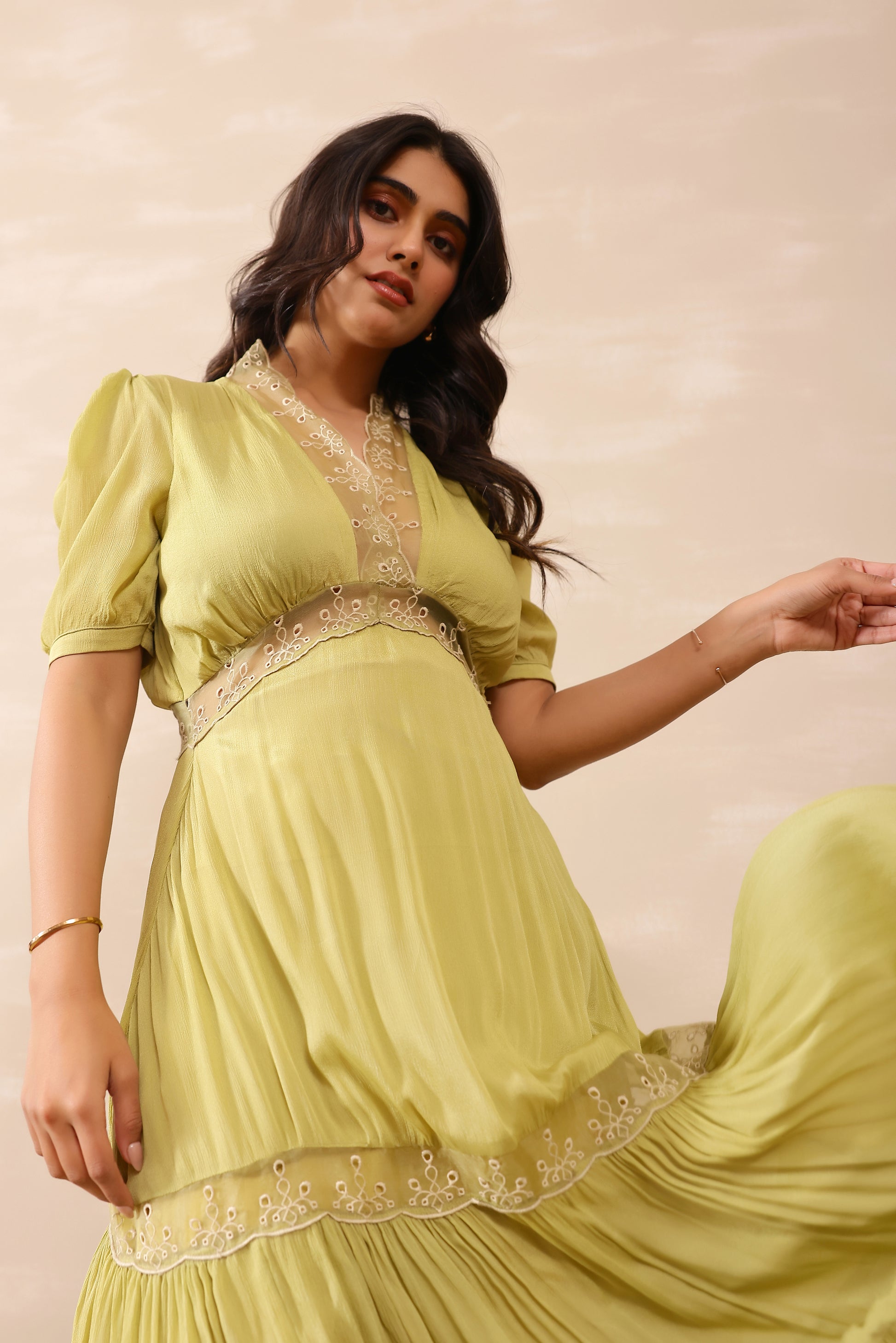 Green Hazel Dress Masoomm Green Hazel Dress Masoomm