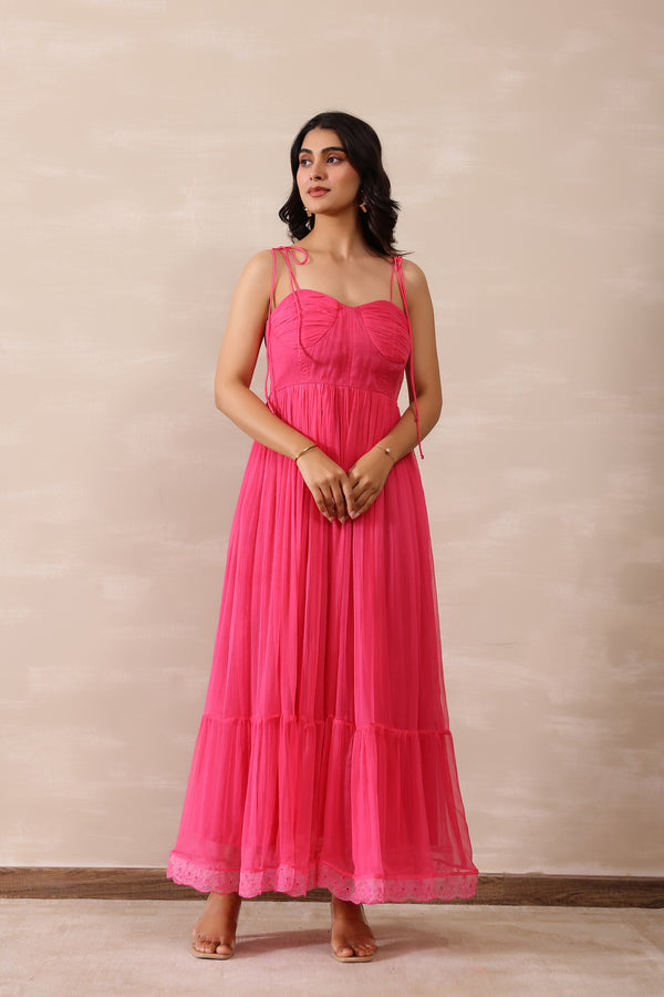 Fuchsia Pink Roseate Dress