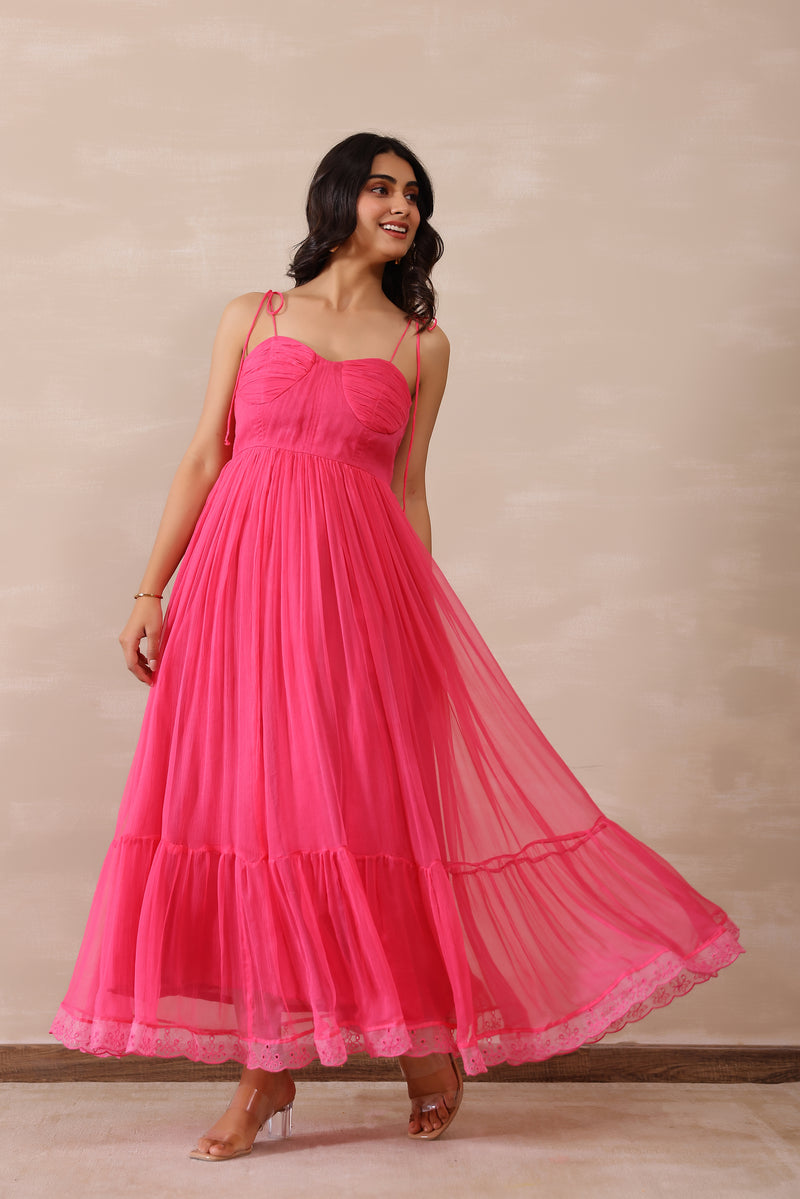 Fuchsia Pink Roseate Dress