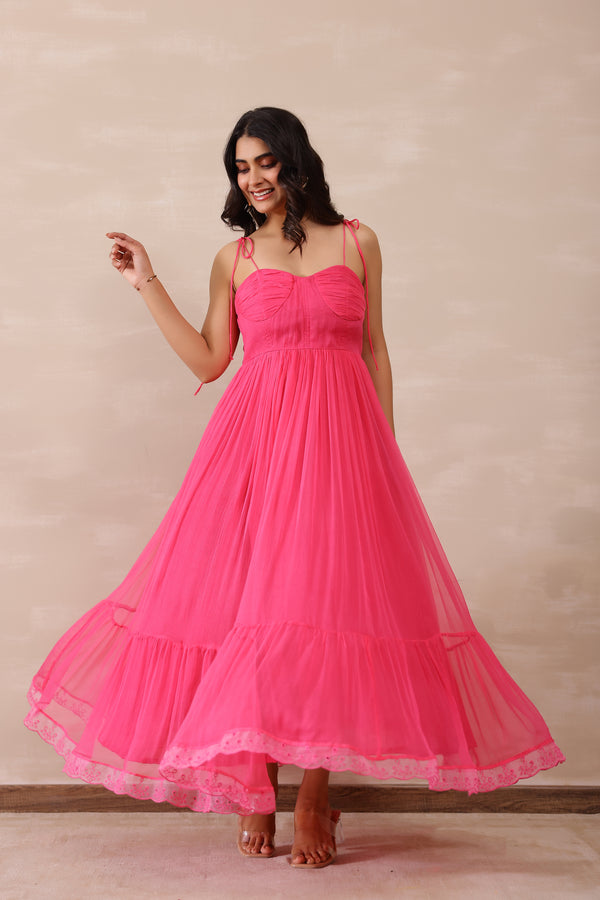 Fuchsia Pink Roseate Dress