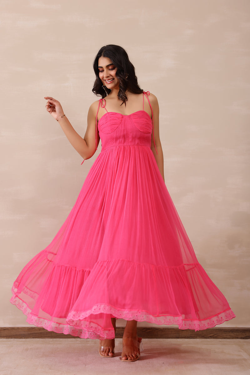 Fuchsia Pink Roseate Dress