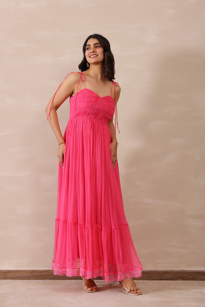 Fuchsia Pink Roseate Dress