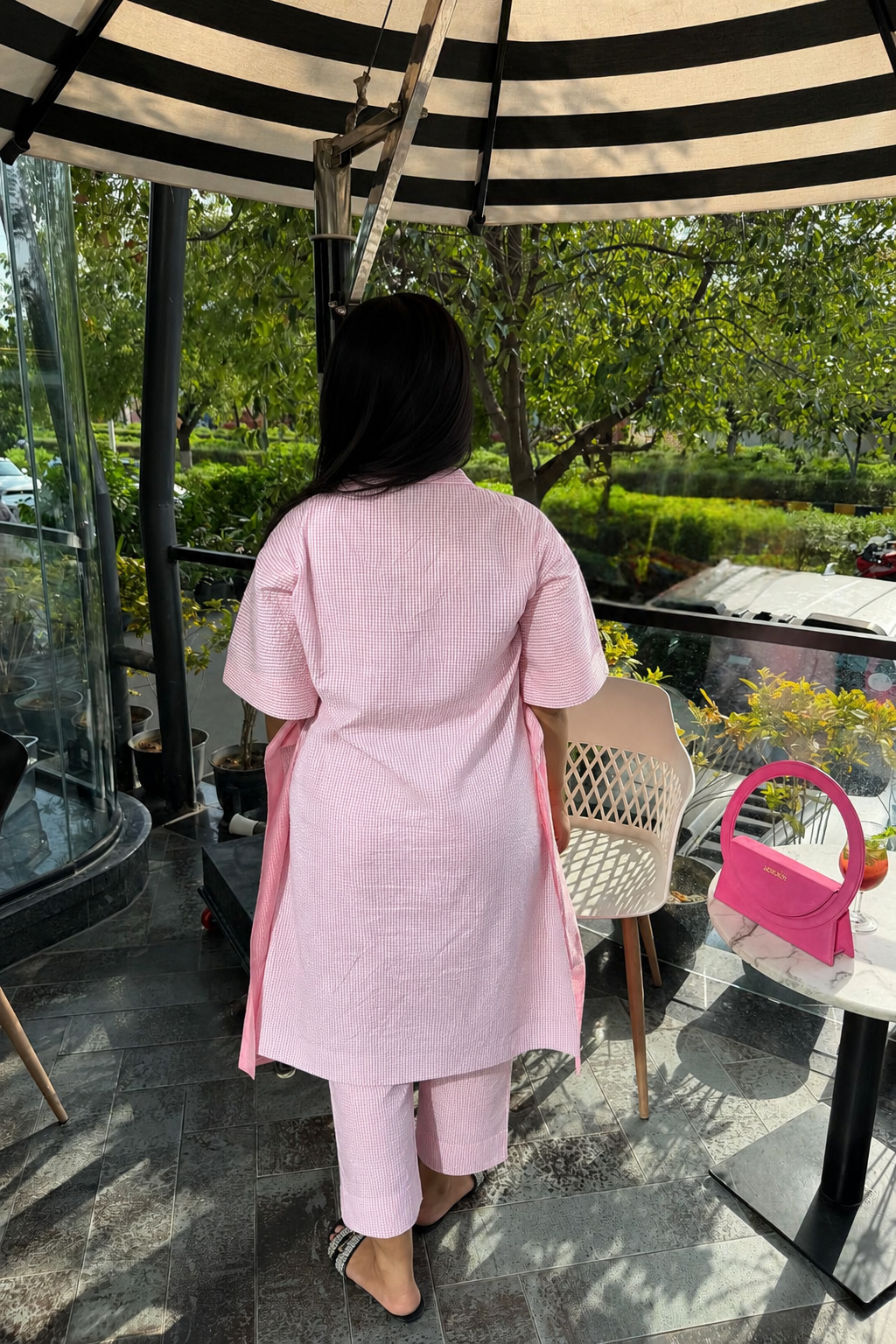 Pink Gelato Kaftan Set