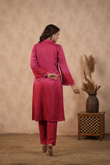 Red Ombre Suit set ( Set of 3 )